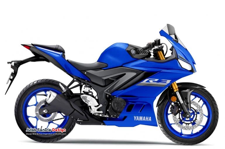 Yamaha R3 2019 จะมาพร้อมกับโช็คแบบ Up-Side-Down