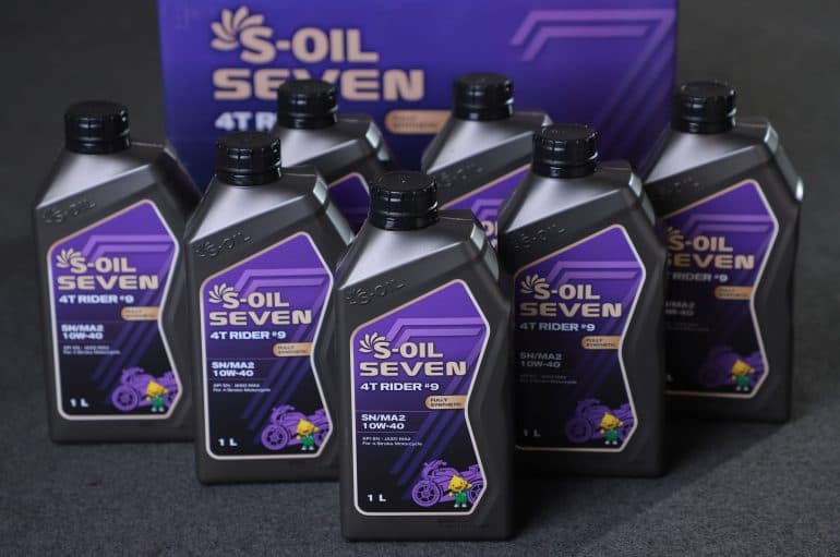 S-OIL Thailand เอาใจสายบิ๊กไบค์ และรถจักรยานยนต์สมรรถนะสูง นำเข้า S-OIL 7 4T RIDER #9 MA2 10W40 ที่สุดของน้ำมันเครื่องสังเคราะห์แท้ 100%