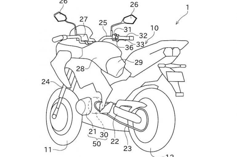 Kawasaki จดสิทธิบัตรการออกแบบเครื่องยนต์ไฮบริดโดยใช้มอเตอร์ไฟฟ้าเพื่อ Boost!