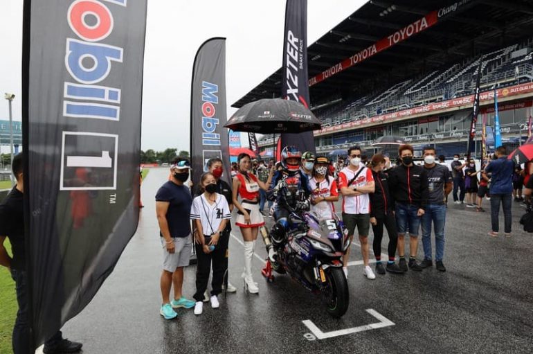 ความสำเร็จ คว้าชัย ในอันดับที่1 ในรายการแข่งขัน OR BRIC Superbike 2021 สนามที่3  