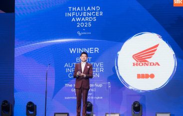 รถจักรยานยนต์ฮอนด้าคว้ารางวัล “Best Automotive Influencer Campaign”