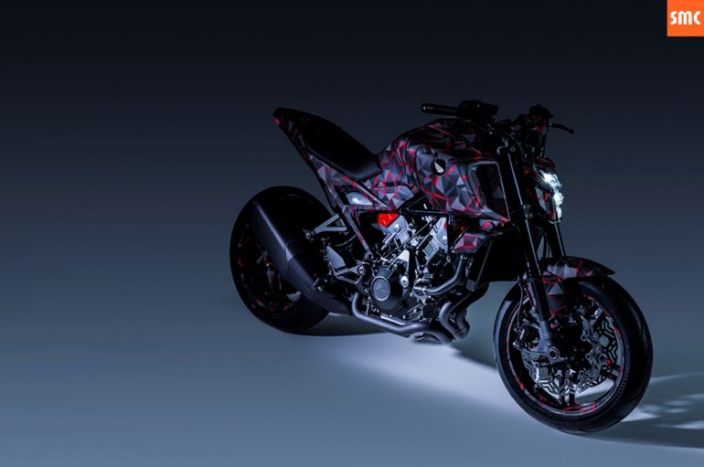 รถจักรยานยนต์ฮอนด้า เผยโฉมจักรยานยนต์ต้นแบบ V3R 900 E-Compressor Prototype