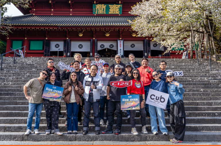 CUB House by Honda พาเปิดประสบการณ์ Glamping ที่ญี่ปุ่น “Let’s Ride Over JAPAN 2026” ทริปสุดเอ็กซ์คลูซีฟ ลงสนาม Motegi ครั้งแรก พร้อมสัมผัสความงดงามของซากุระตลอดเส้นทาง