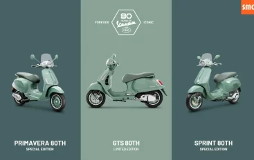เวสป้าฉลองครบรอบ 80 ปีครั้งยิ่งใหญ่! เปิดตัว VESPA 80TH คอลเลกชันสุดพิเศษ 3 รุ่นฮิต