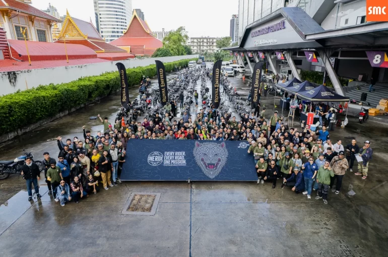 Royal Enfield จัดยิ่งใหญ่ One Ride 2026 ทุบสถิตินักบิดไทยกว่า 2,100 คน ฉลองครบรอบ 125 ปี