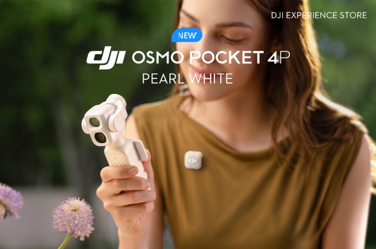 DJI Osmo Pocket 4P Pearl White เปิดตัวในไทย ราคาเริ่ม 19,990 บาท